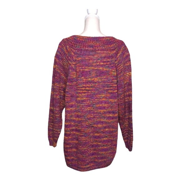 Vintage Women's A Little Extra Spice 22W/42 Sweater Tunic Length Purple Oversize - Picture 3 of 11